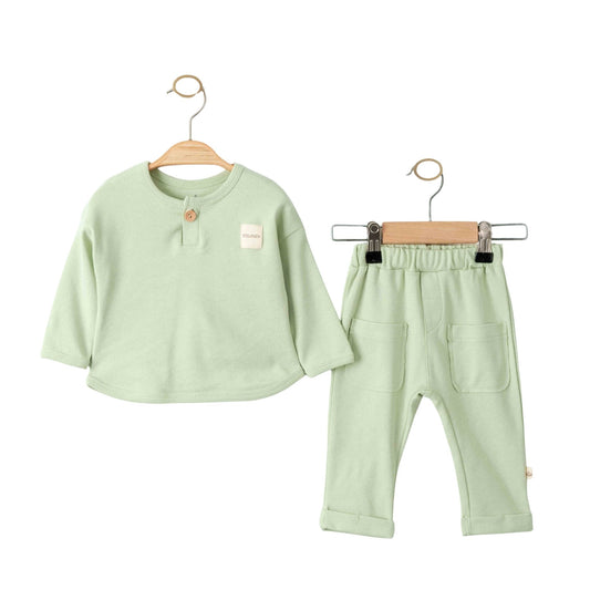 Eslenza Organik Erkek 2'li Takım Yeşil