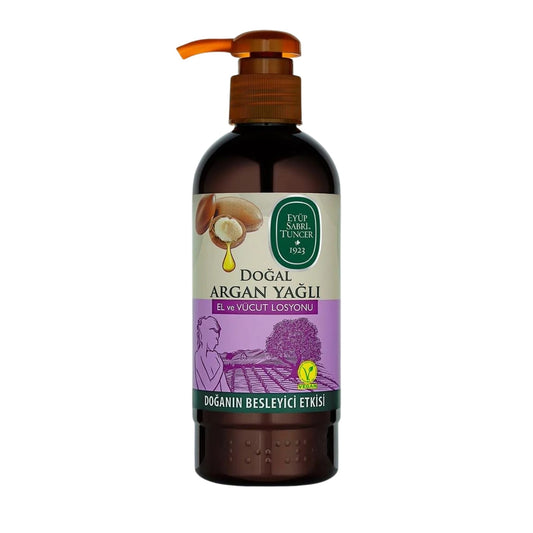 Eyüp Sabri Tuncer Doğal Argan Yağlı El ve Vücut Losyonu 250ml Pet Şişe