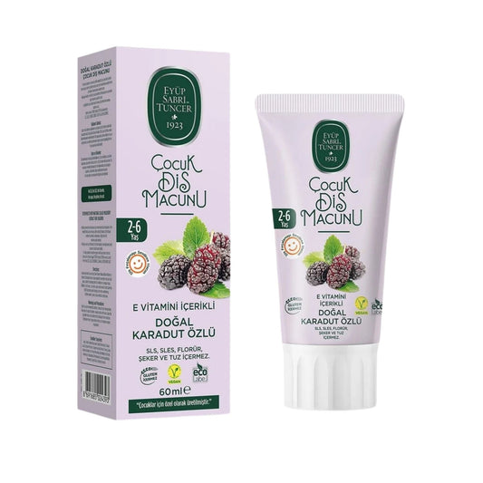 Eyüp Sabri Tuncer Doğal Karadut Özlü Çocuk Diş Macunu 60ml