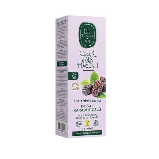 Eyüp Sabri Tuncer Doğal Karadut Özlü Çocuk Diş Macunu 60ml