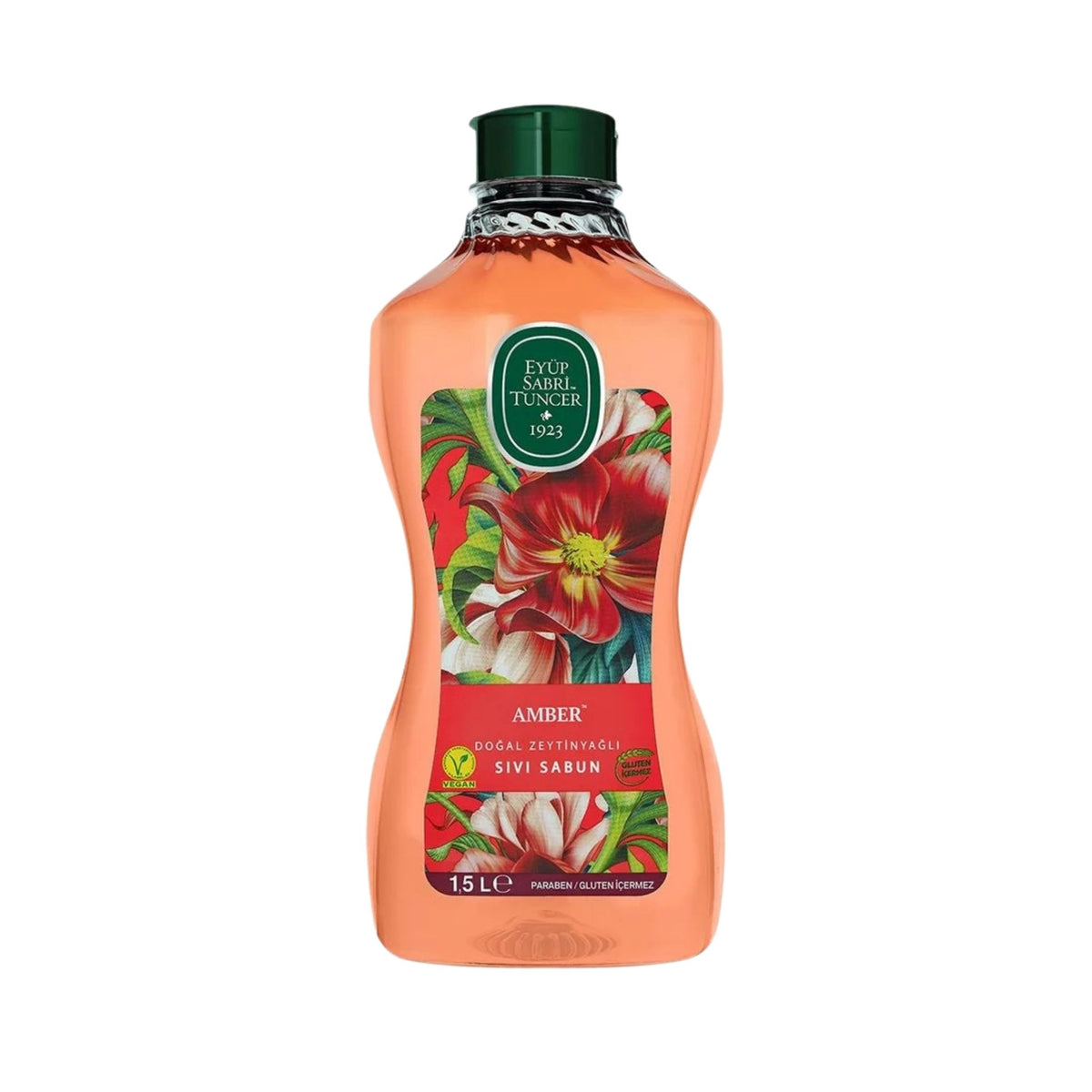 Eyüp Sabri Tuncer Doğal Zeytinyağlı Sıvı Sabun Amber 1500ml Pet Şişe
