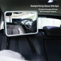 Ezimoov Ledli ve Kumandalı Bebek Dikiz Aynası Pro
