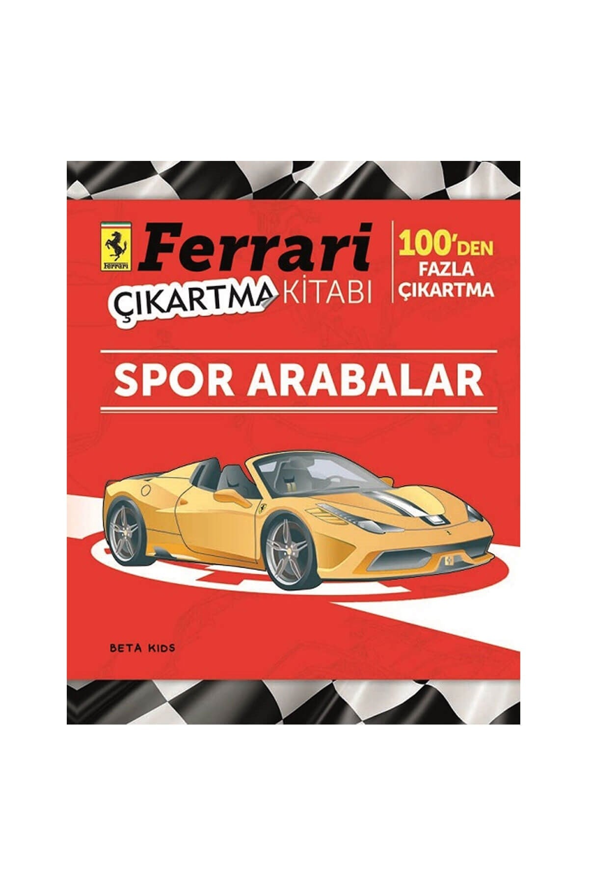 Ferrarı-Spor Arabalar Çıkartma Kitabı