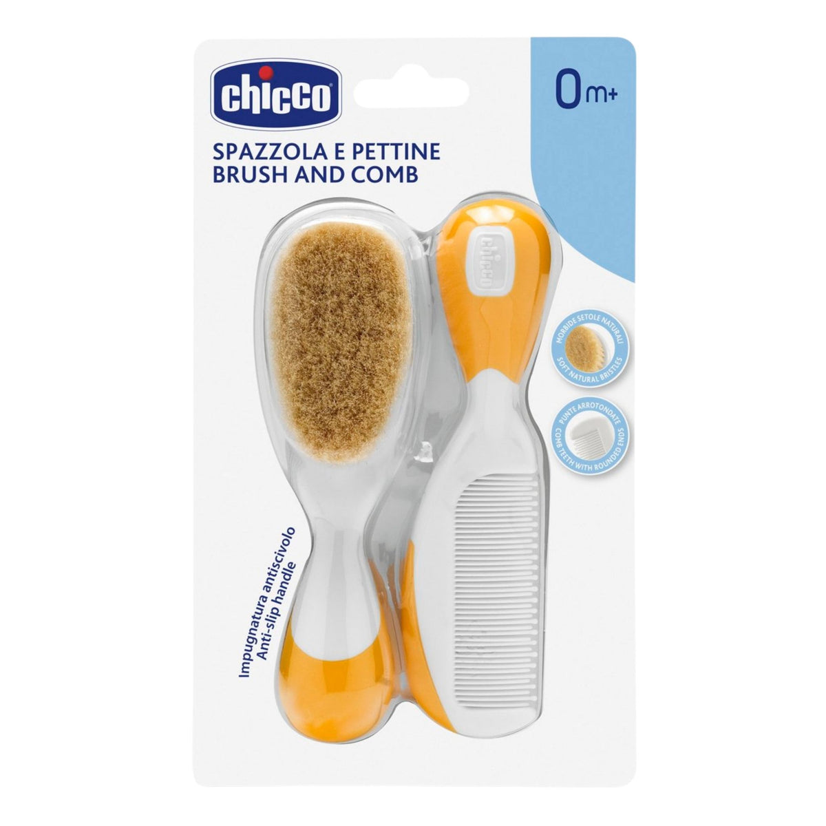 Chicco Fırça ve Tarak Seti Turuncu 0Ay+