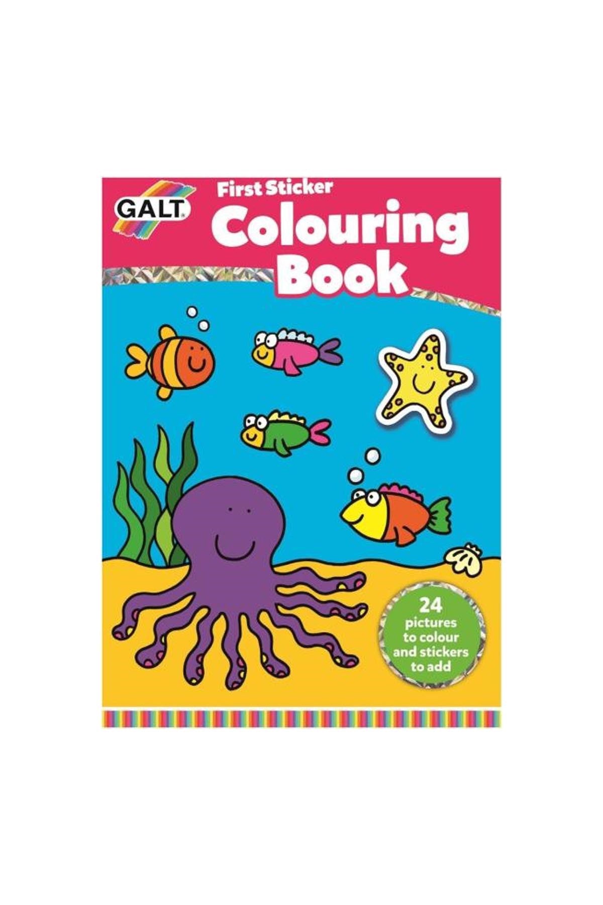 First Sticker Colouring Book 3 Yaş+