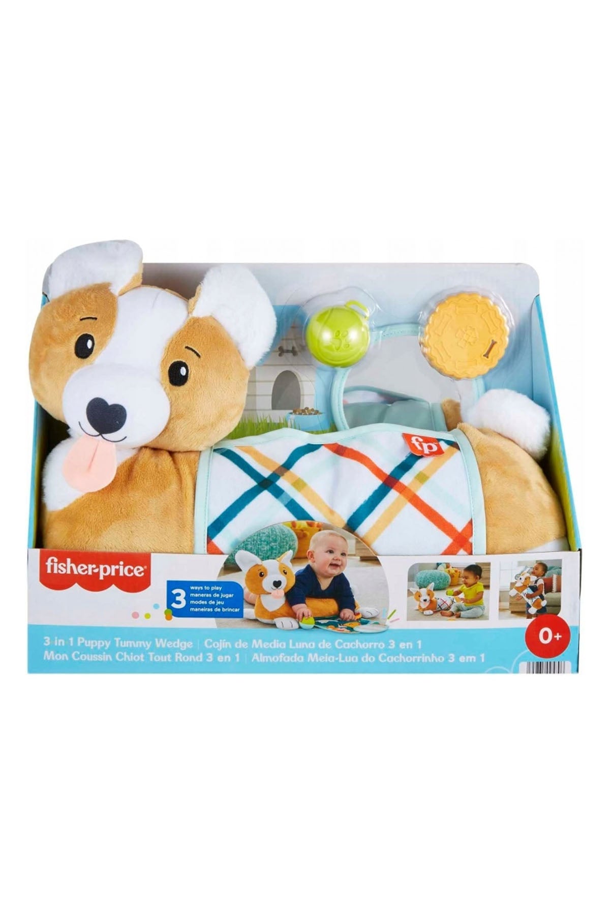 Fisher-Price 3ü 1 Arada Köpekçik Uzanma Yastığı