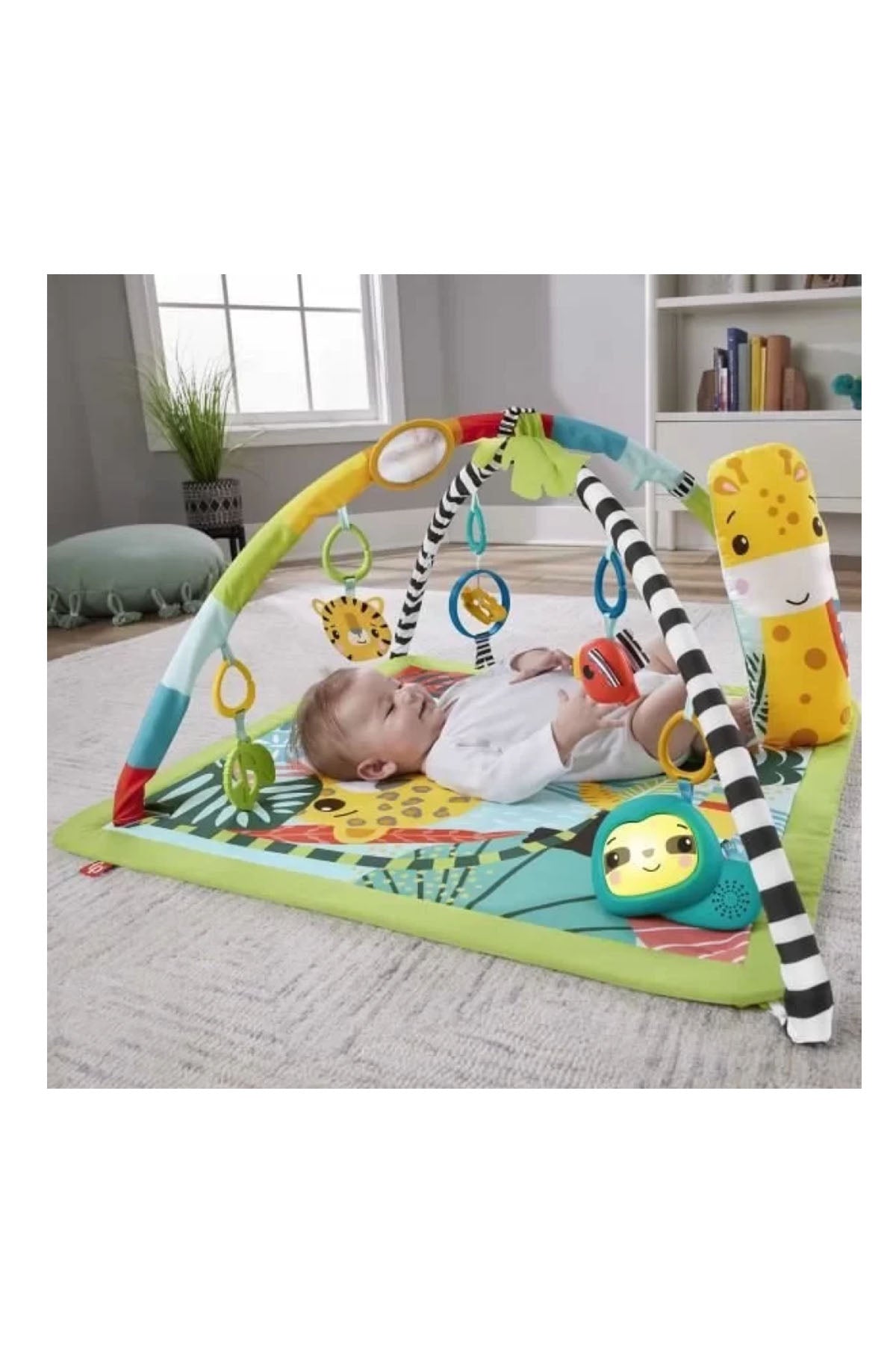 Fisher-Price 3ü 1 Arada Yağmur Ormanı Jimnastik Merkezi