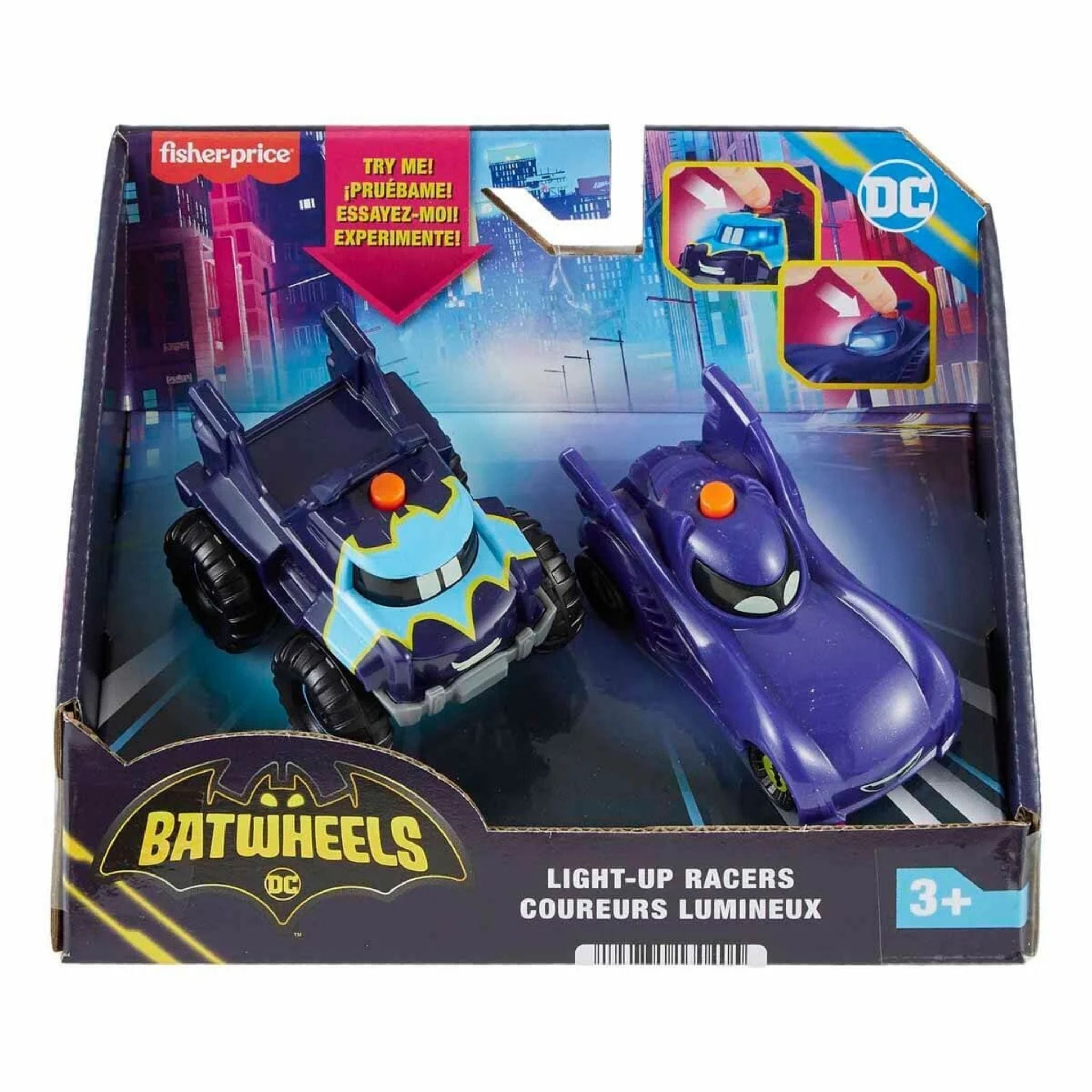 Fisher Price Batwheels Işıklı Yarışçılar Mattel HML25