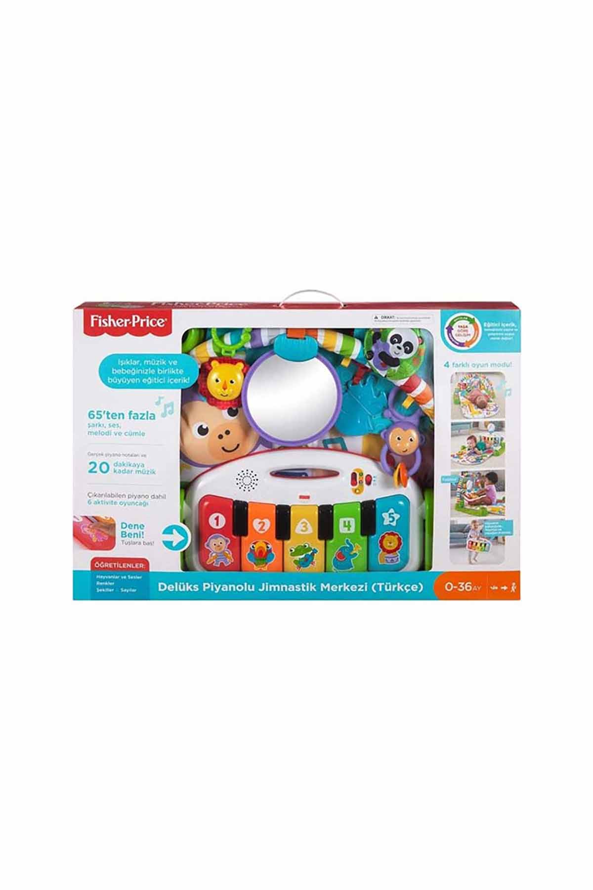 Fisher Price Delüks Piyanolu Jimnastik Merkezi (Türkçe)