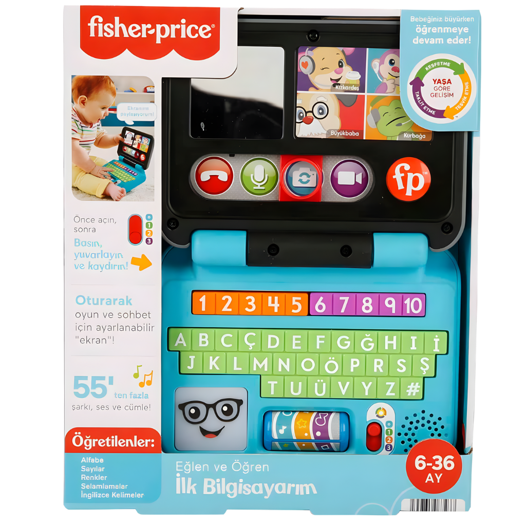 Fisher Price Eğlen ve Öğren İlk Bilgisayarım Hhh08 - Welcome Baby