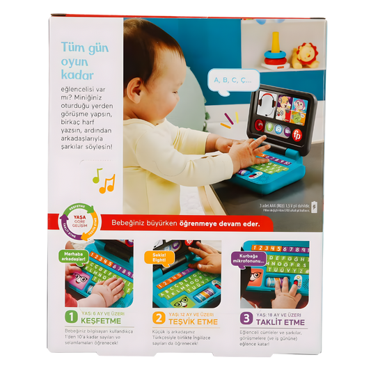 Fisher Price Eğlen ve Öğren İlk Bilgisayarım Hhh08