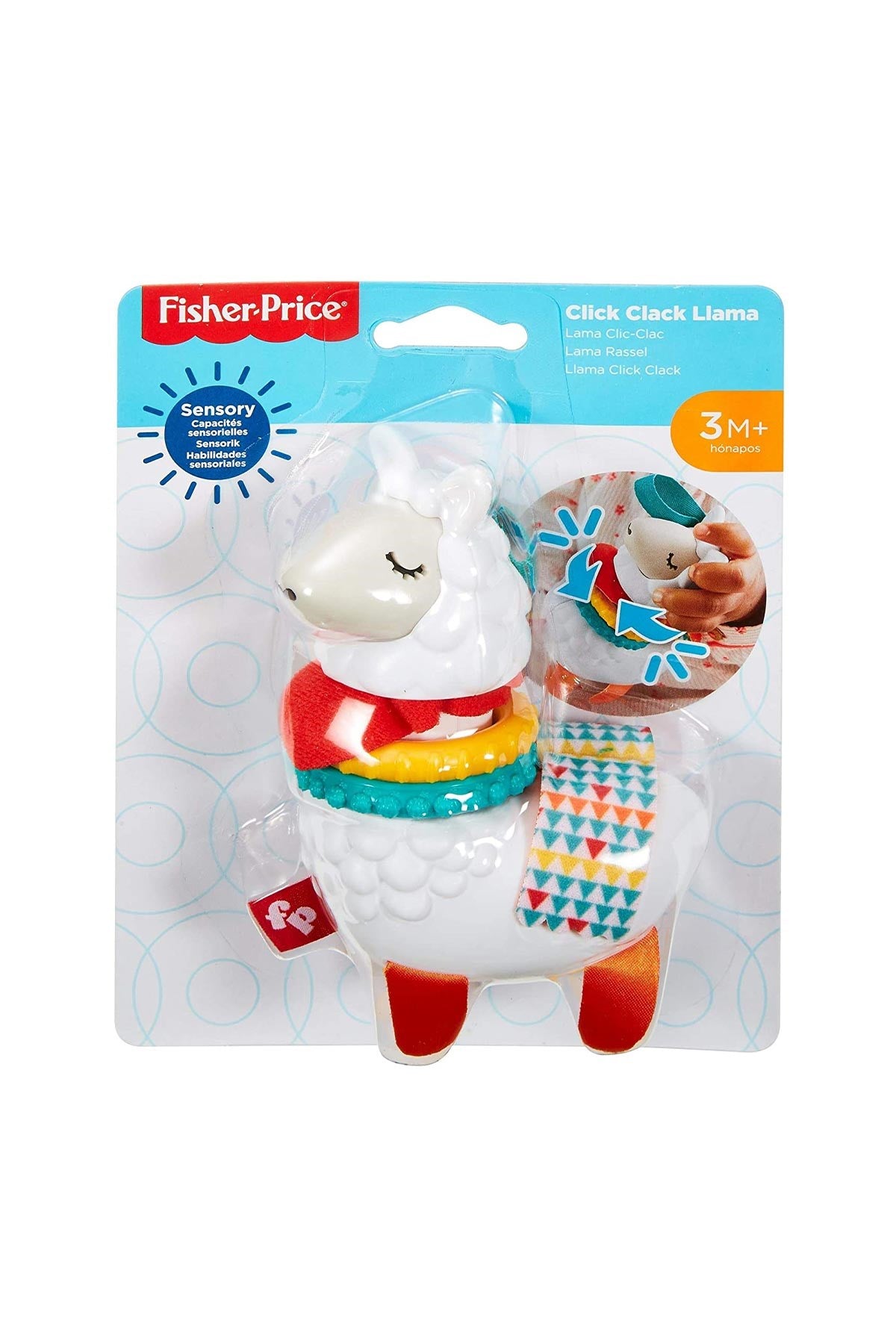 Fisher Price Eğlenceli Arkadaşlar Dişlik ve Çıngıraklar - Lama FXC20