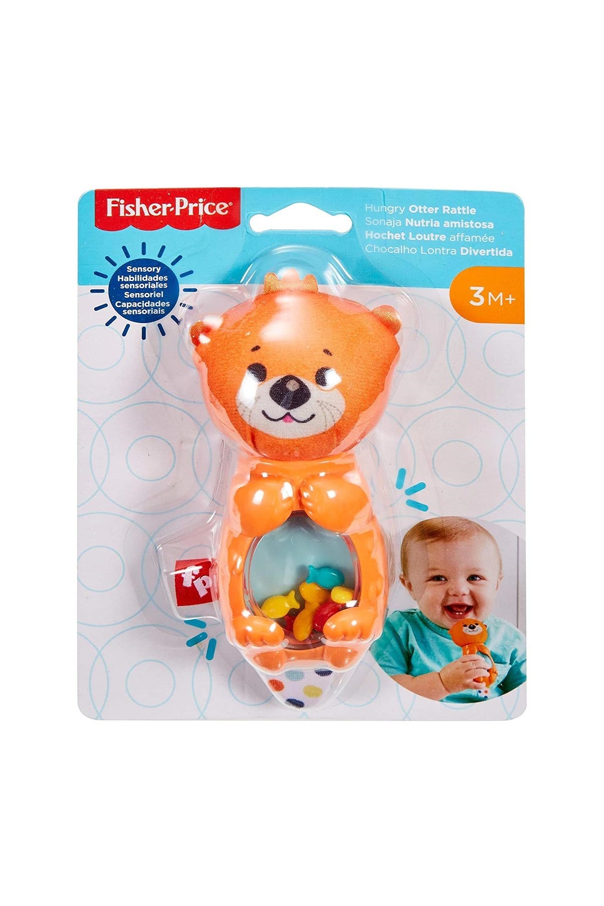 Fisher Price Eğlenceli Arkadaşlar Dişlik ve Çıngıraklar - Su Samuru FXC21