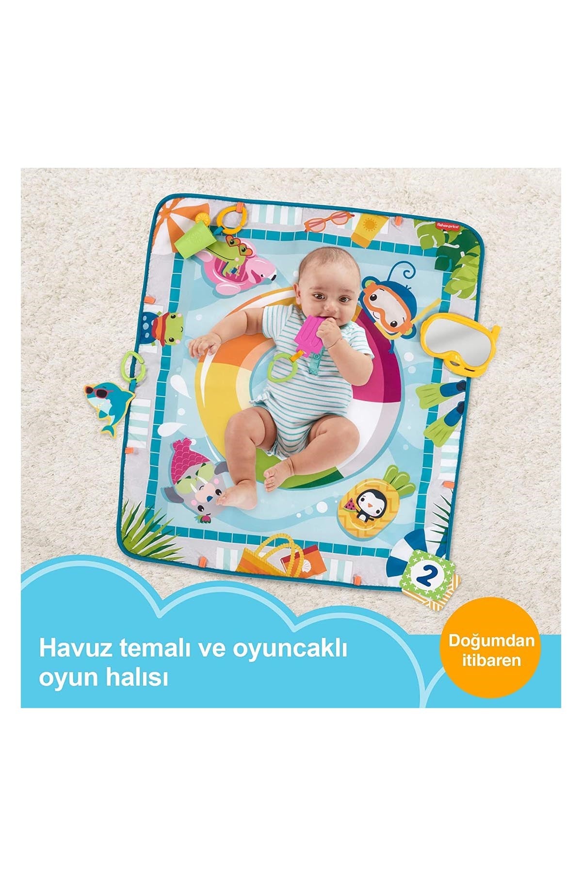 Fisher Price Havuz Keyfi Oyun Minderi GRR44