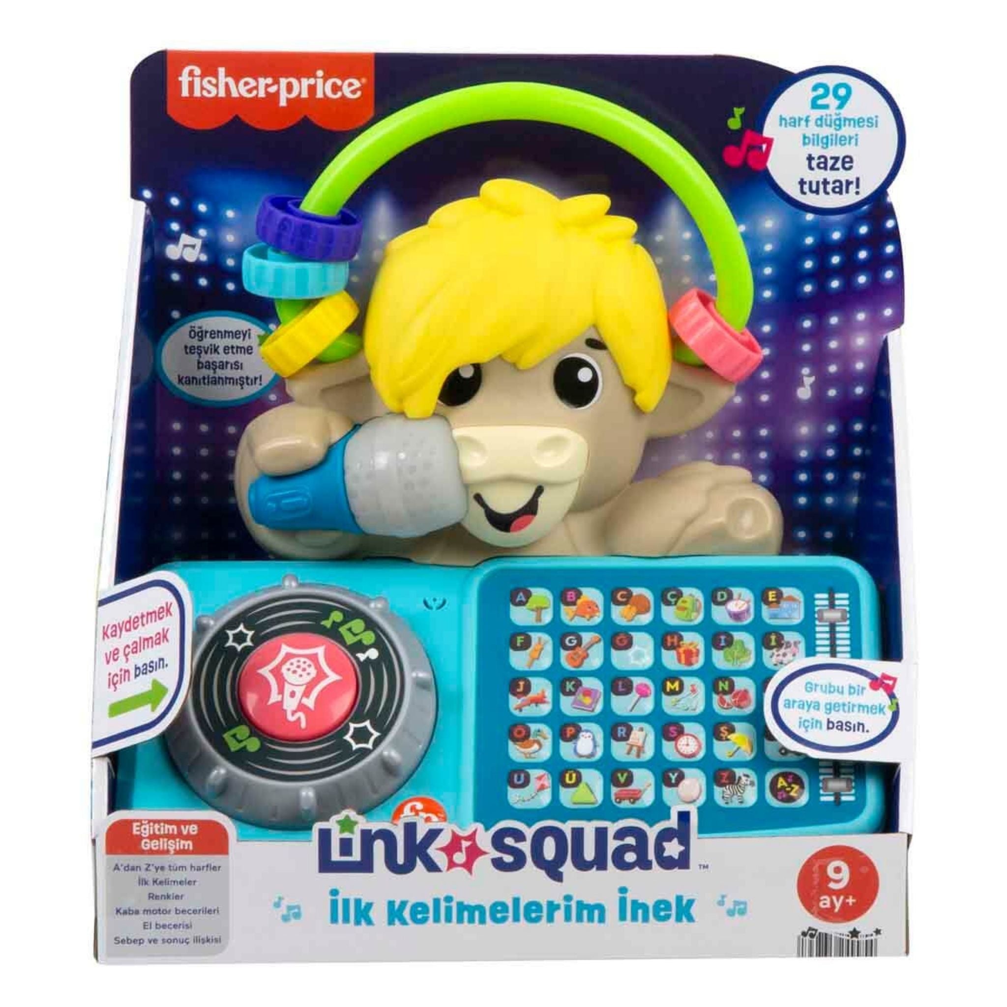 Fisher Price Link Squad İlk Kelimelerim İnek Mattel HYL26