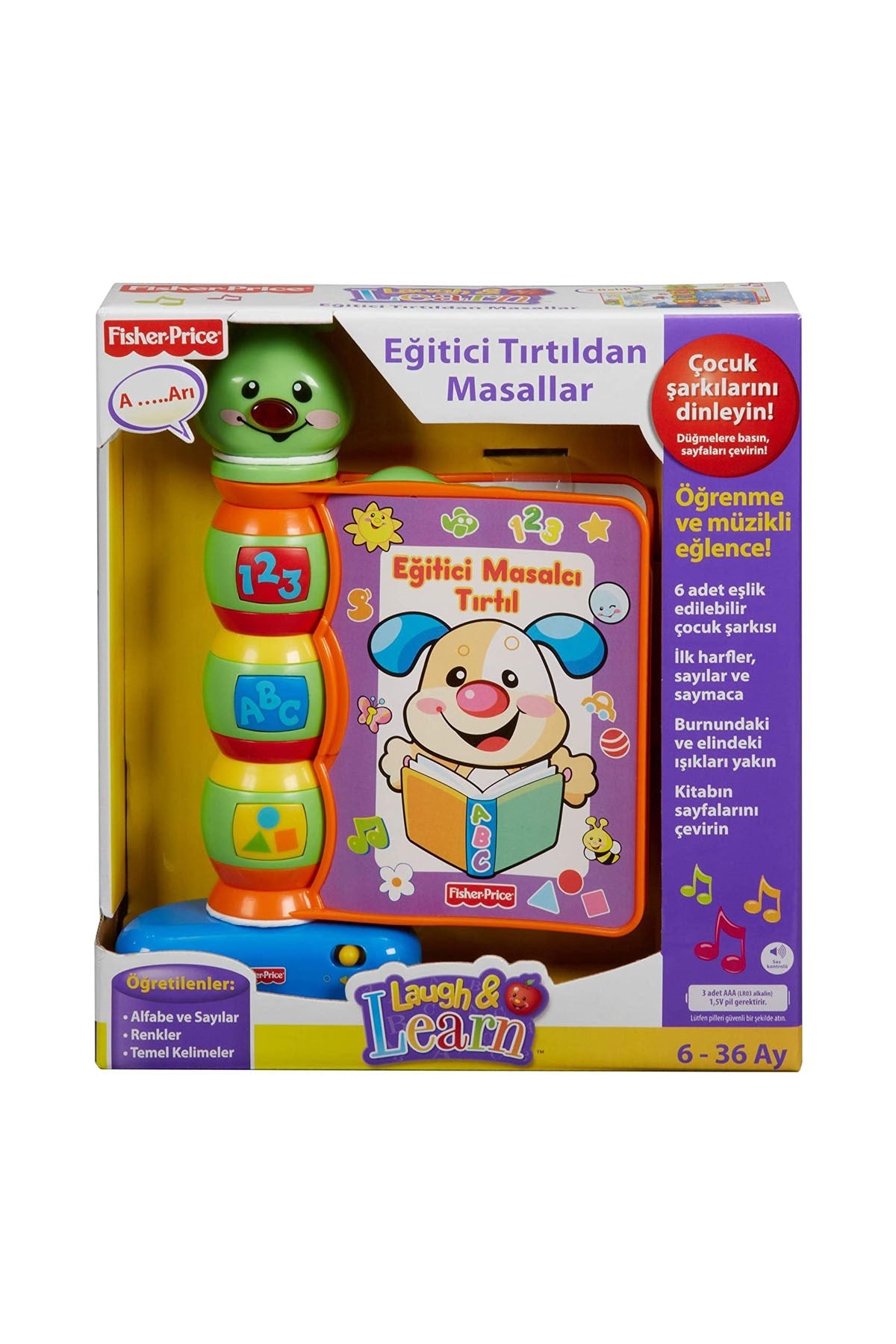 Fisher Price LnL Eğitici Masalcı Tırtıl (Türkçe)