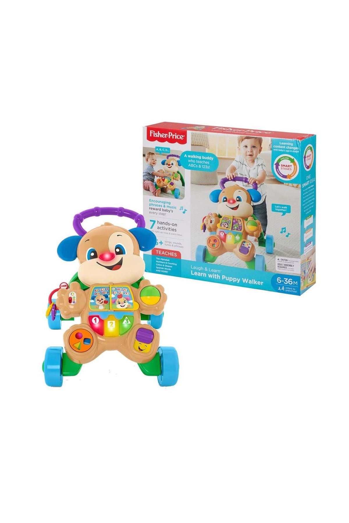 Fisher Price LnL Yaşa Göre Gelişim Eğitici Köpekçik Yürüteç (Türkçe ve İngilizce) FTG10