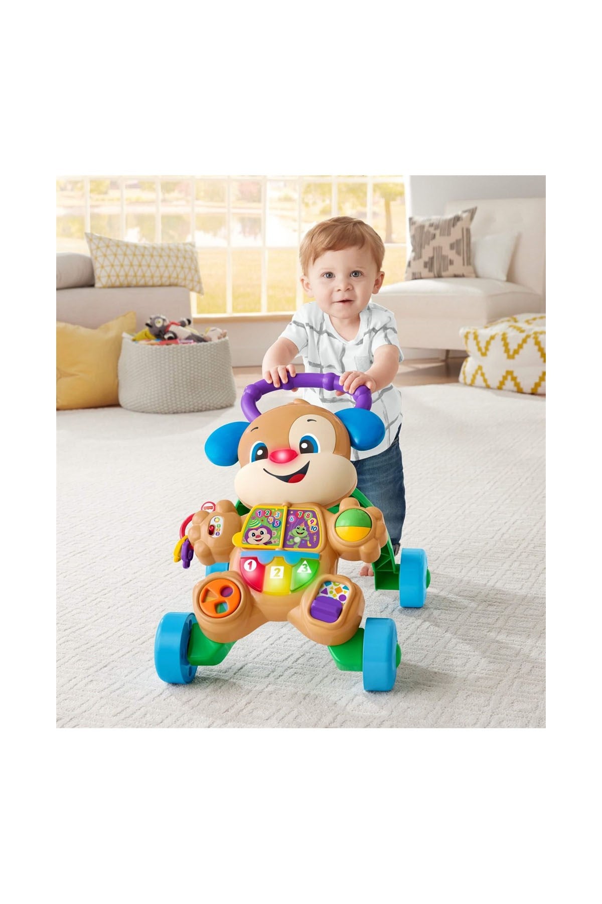 Fisher Price LnL Yaşa Göre Gelişim Eğitici Köpekçik Yürüteç (Türkçe ve İngilizce) FTG10