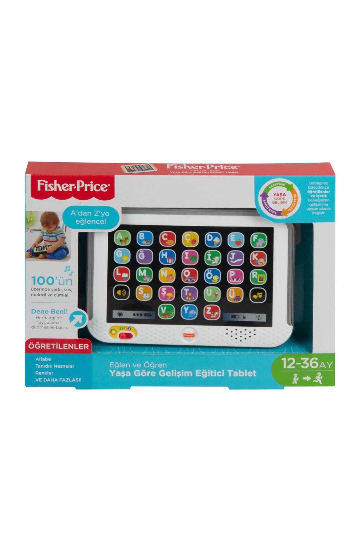 Fisher Price LnL Yaşa Göre Gelişim Eğitici Tablet (Türkçe)