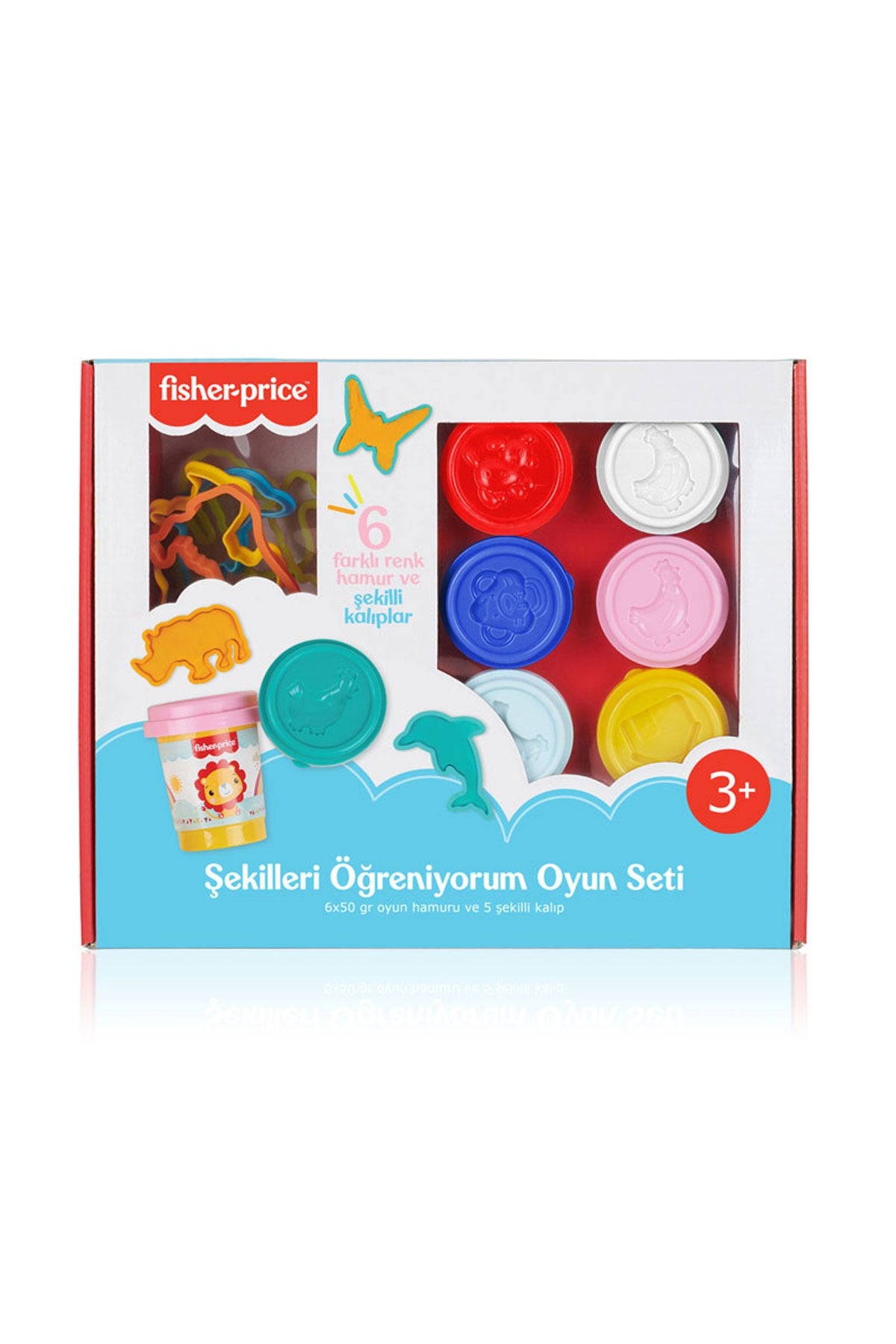 Fisher-Price Oyun Seti (6x50 Gr Hamur ve Kalıplar) GXV33