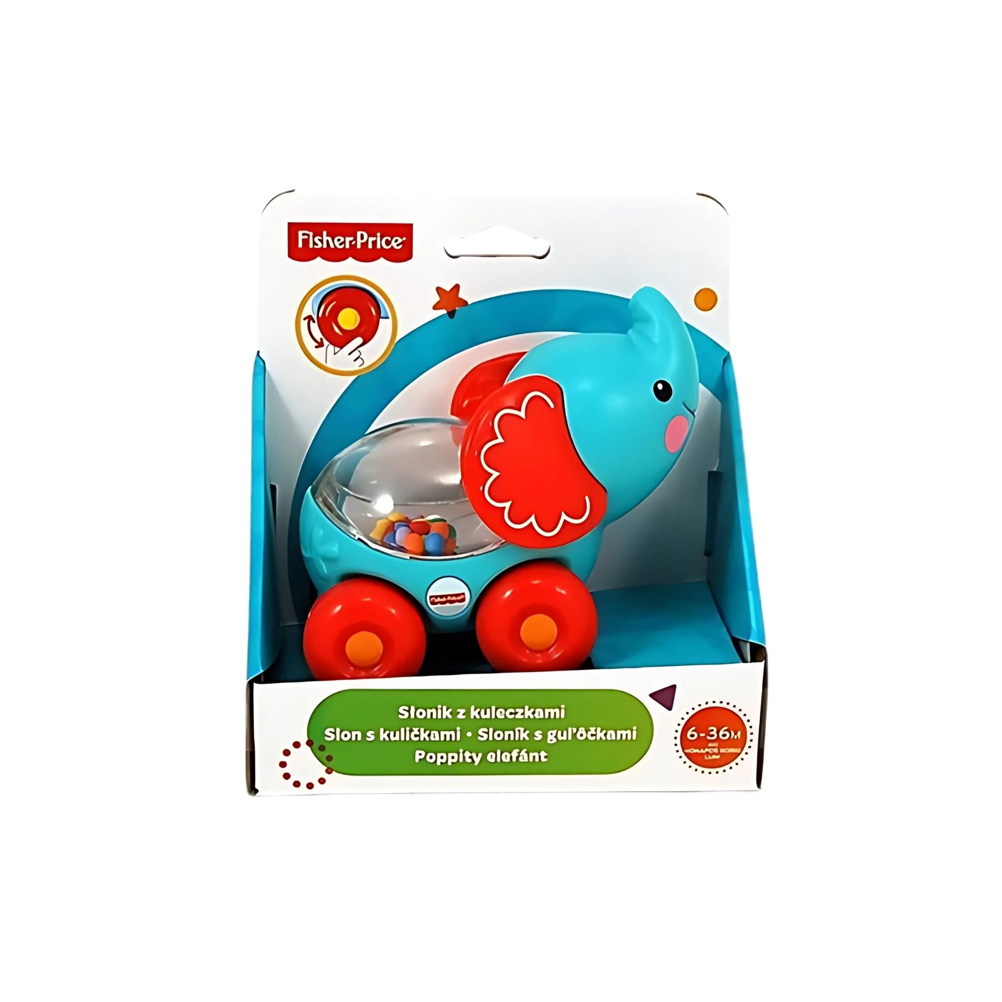 Fisher Price Poppity Araçlar, Mavi Fil, CMV98
