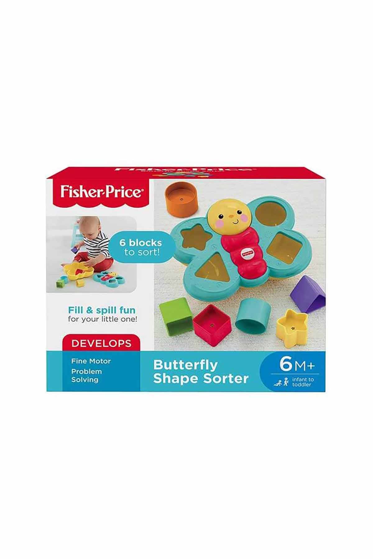 Fisher Price Şekil Eşleştirme Arkadaşı Kelebek