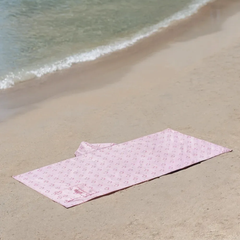 Flamingueo Kapüşonlu Mikrofiber Çocuk Havlu Rosie