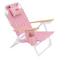 Flamingueo Soğutucu Cepli Plaj Sandalyesi Echo Pink