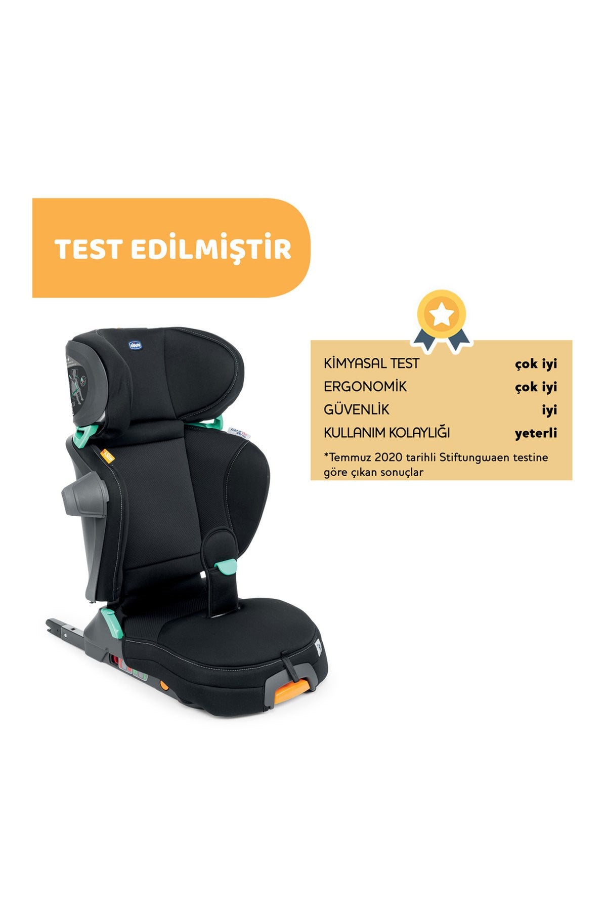 Fold&Go I-Size Air BCar Seat Oto Koltuğu - Black Air