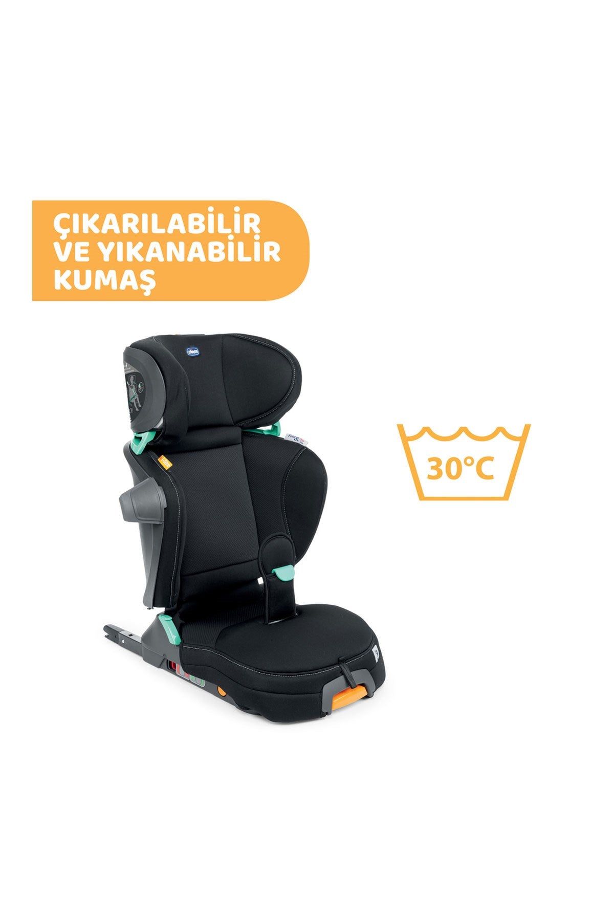 Fold&Go I-Size Air BCar Seat Oto Koltuğu - Black Air