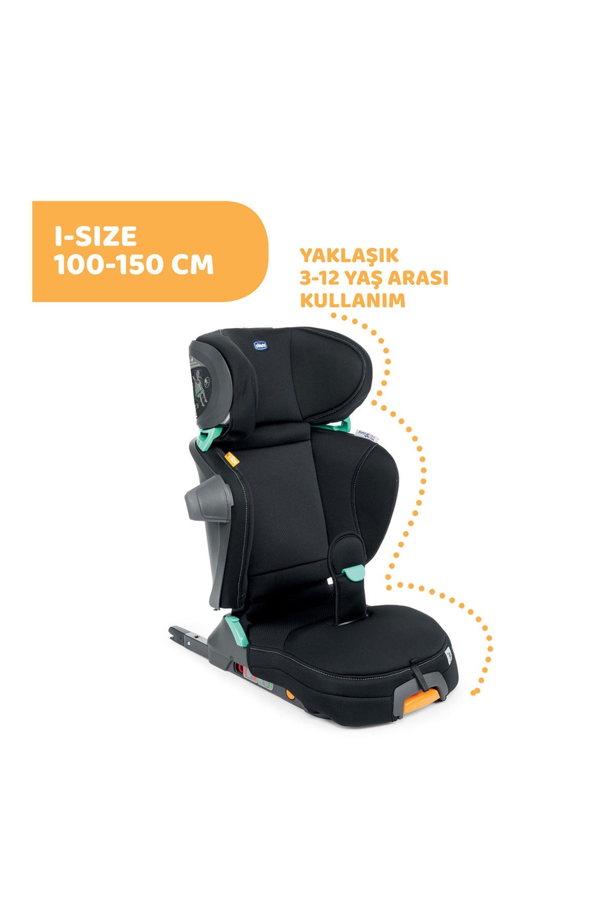 Fold&Go I-Size Air BCar Seat Oto Koltuğu - Ink Air