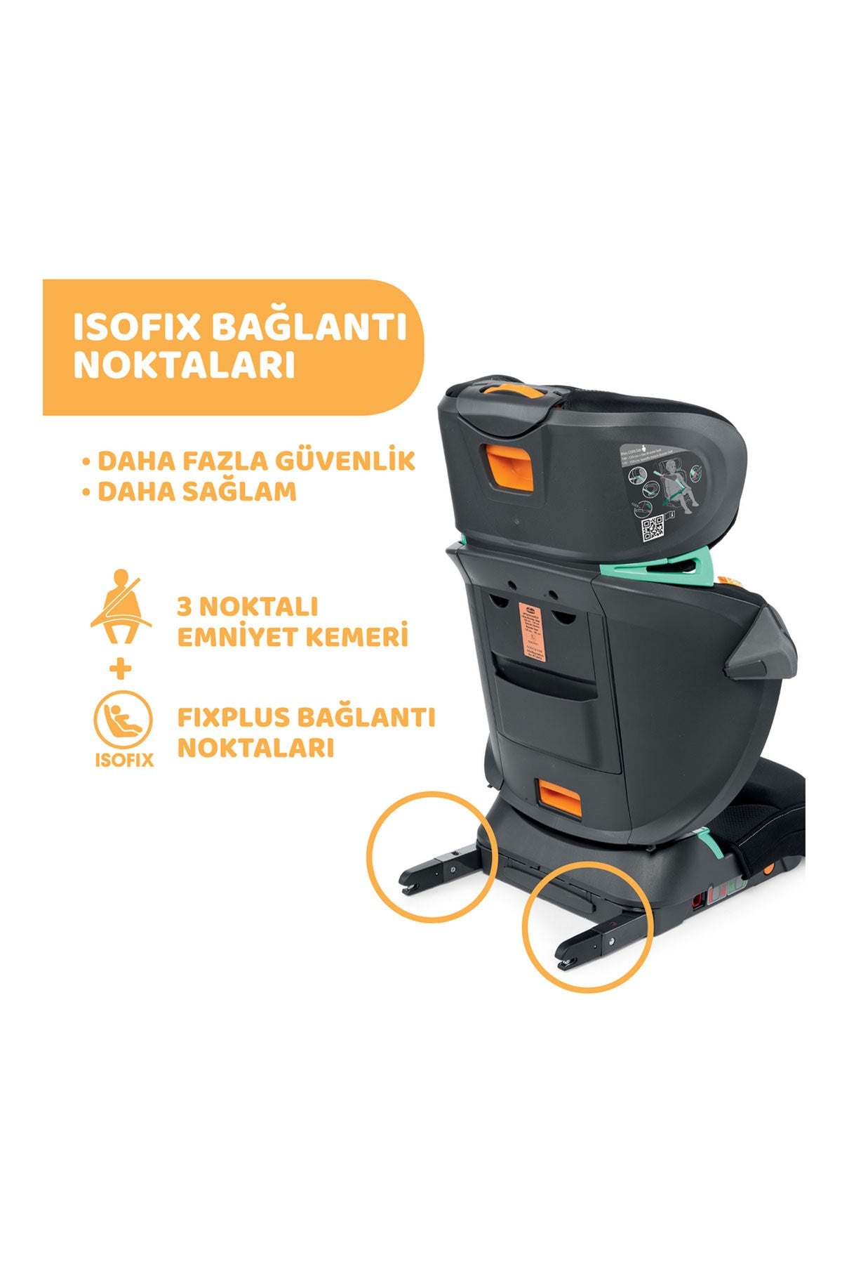 Fold&Go I-Size Air BCar Seat Oto Koltuğu - Ink Air