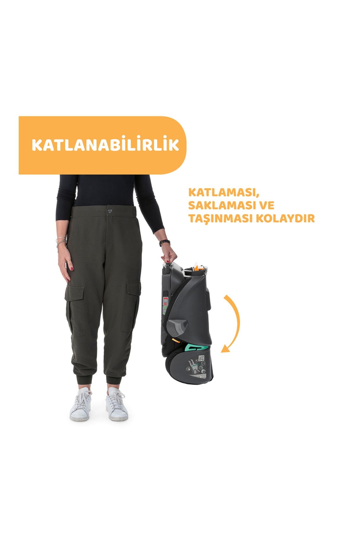 Fold&Go I-Size Air BCar Seat Oto Koltuğu - Ink Air