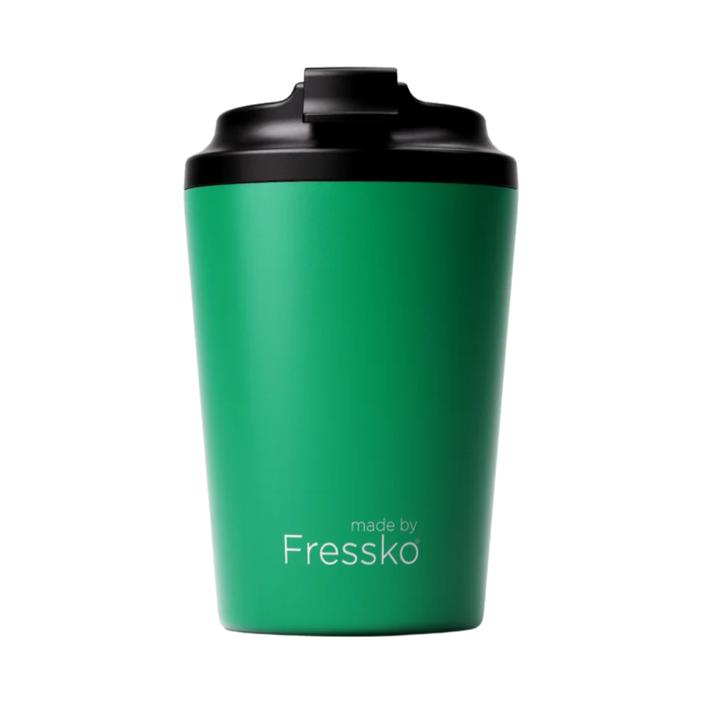 Made by Fressko İçi Seramik Çelik Termos Mug 340ml Camino Clover (Koyu Yeşil)