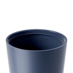 Made by Fressko İçi Seramik Çelik Termos Mug 340ml Camino Denim (Kot Mavisi)