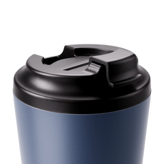 Made by Fressko İçi Seramik Çelik Termos Mug 340ml Camino Denim (Kot Mavisi)