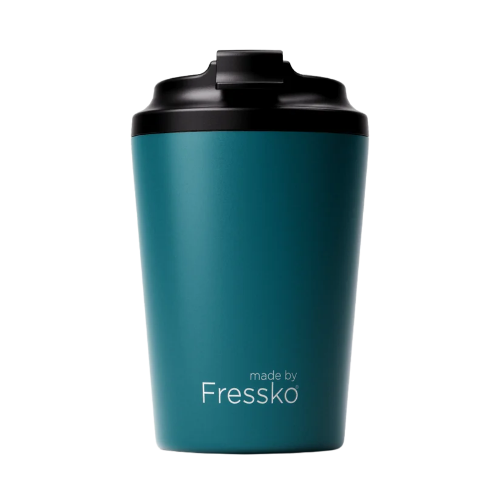 Made by Fressko İçi Seramik Çelik Termos Mug 340ml Camino Emerald (Zümrüt Yeşili)