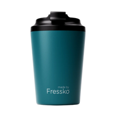 Made by Fressko İçi Seramik Çelik Termos Mug 340ml Camino Emerald (Zümrüt Yeşili)