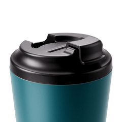 Made by Fressko İçi Seramik Çelik Termos Mug 340ml Camino Emerald (Zümrüt Yeşili)