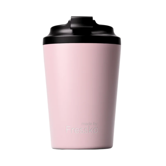Made by Fressko İçi Seramik Çelik Termos Mug 340ml Camino Floss (Açık Pembe)
