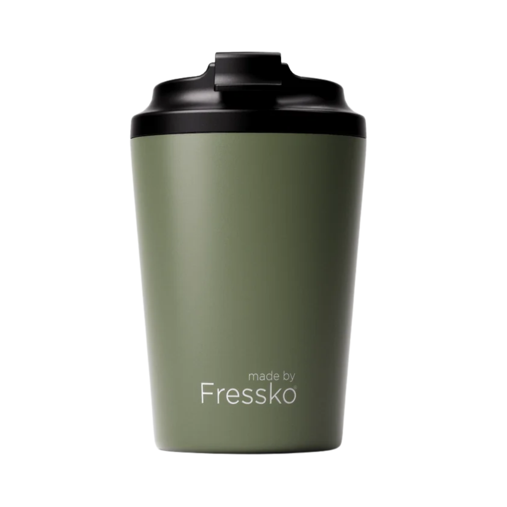 Made by Fressko İçi Seramik Çelik Termos Mug 340ml Camino Khaki (Haki)