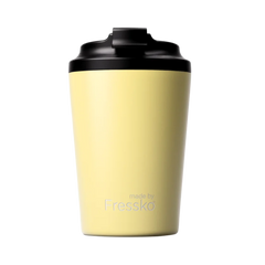 Made by Fressko İçi Seramik Çelik Termos Mug 340ml Camino Limoncello (Açık Sarı)