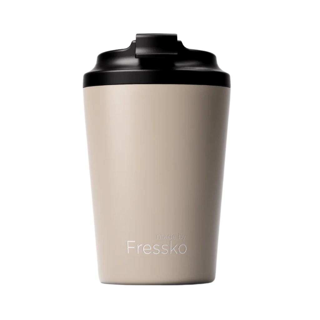 Made by Fressko İçi Seramik Çelik Termos Mug 340ml Camino Oat (Krem)