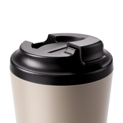 Made by Fressko İçi Seramik Çelik Termos Mug 340ml Camino Oat (Krem)