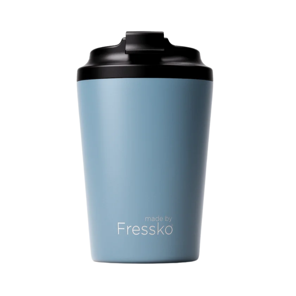 Made by Fressko İçi Seramik Çelik Termos Mug 340ml Camino River (Nehir Mavisi)