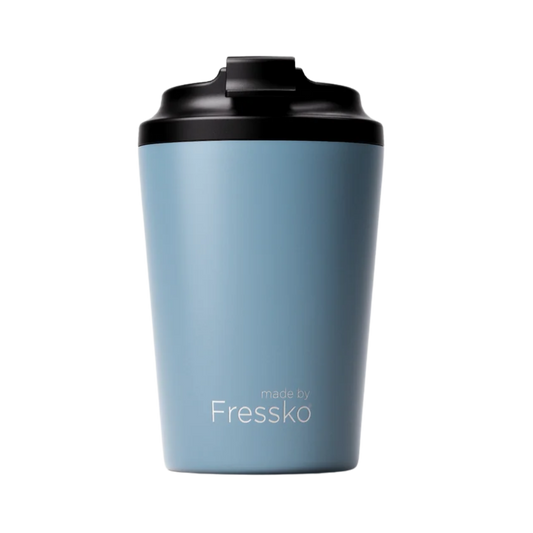 Made by Fressko İçi Seramik Çelik Termos Mug 340ml Camino River (Nehir Mavisi)