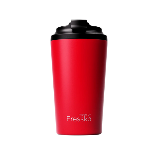 Made by Fressko Paslanmaz Çelik Çift Duvarlı Termos Mug 475ml Grande Chilli (Canlı Kırmızı)