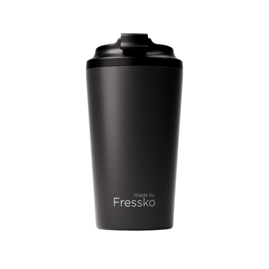 Made by Fressko Paslanmaz Çelik Çift Duvarlı Termos Mug 475ml Grande Coal (Kömür Siyahı)