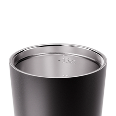 Made by Fressko Paslanmaz Çelik Çift Duvarlı Termos Mug 475ml Grande Coal (Kömür Siyahı)