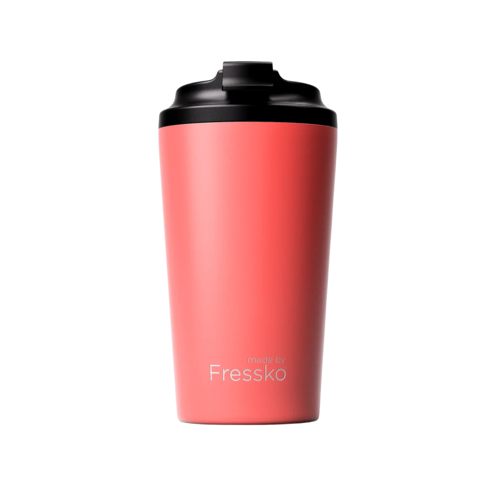 Made by Fressko Paslanmaz Çelik Çift Duvarlı Termos Mug 475ml Grande Coral (Mercan Rengi)